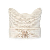 MLB KOREA/エムエルビーコリア サマークロシュ ミャオンビーニー【猫耳ビーニー】