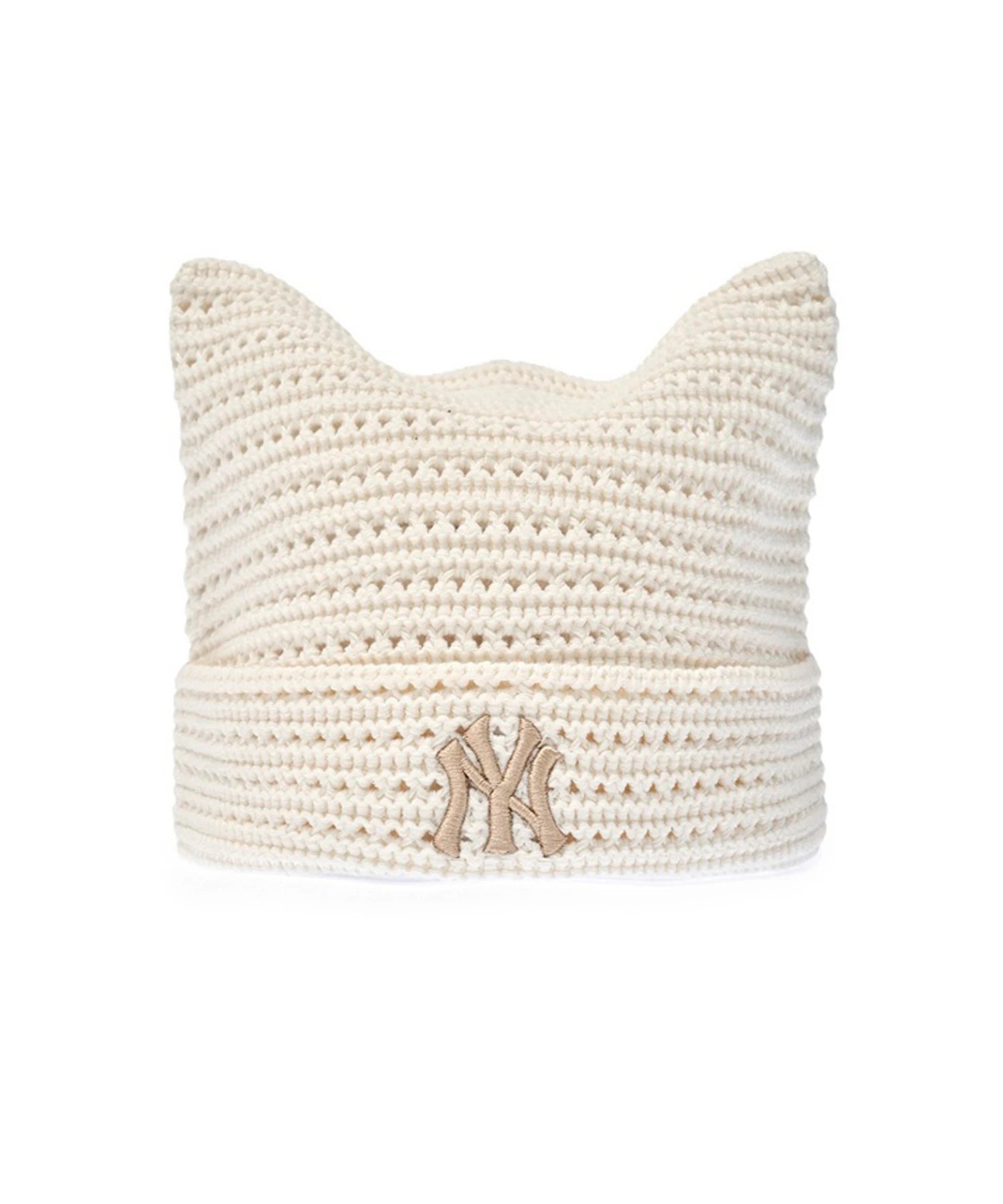 MLB KOREA/エムエルビーコリア サマークロシュ ミャオンビーニー【猫耳ビーニー】