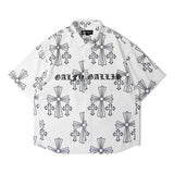 【GALFY×GALLIS ADDICTION】別注十字架わんわん柄SSシャツ