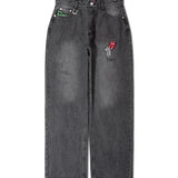 【The Rolling Stones×JACKROSE】 シグネチャー・ワッペン デニムパンツ