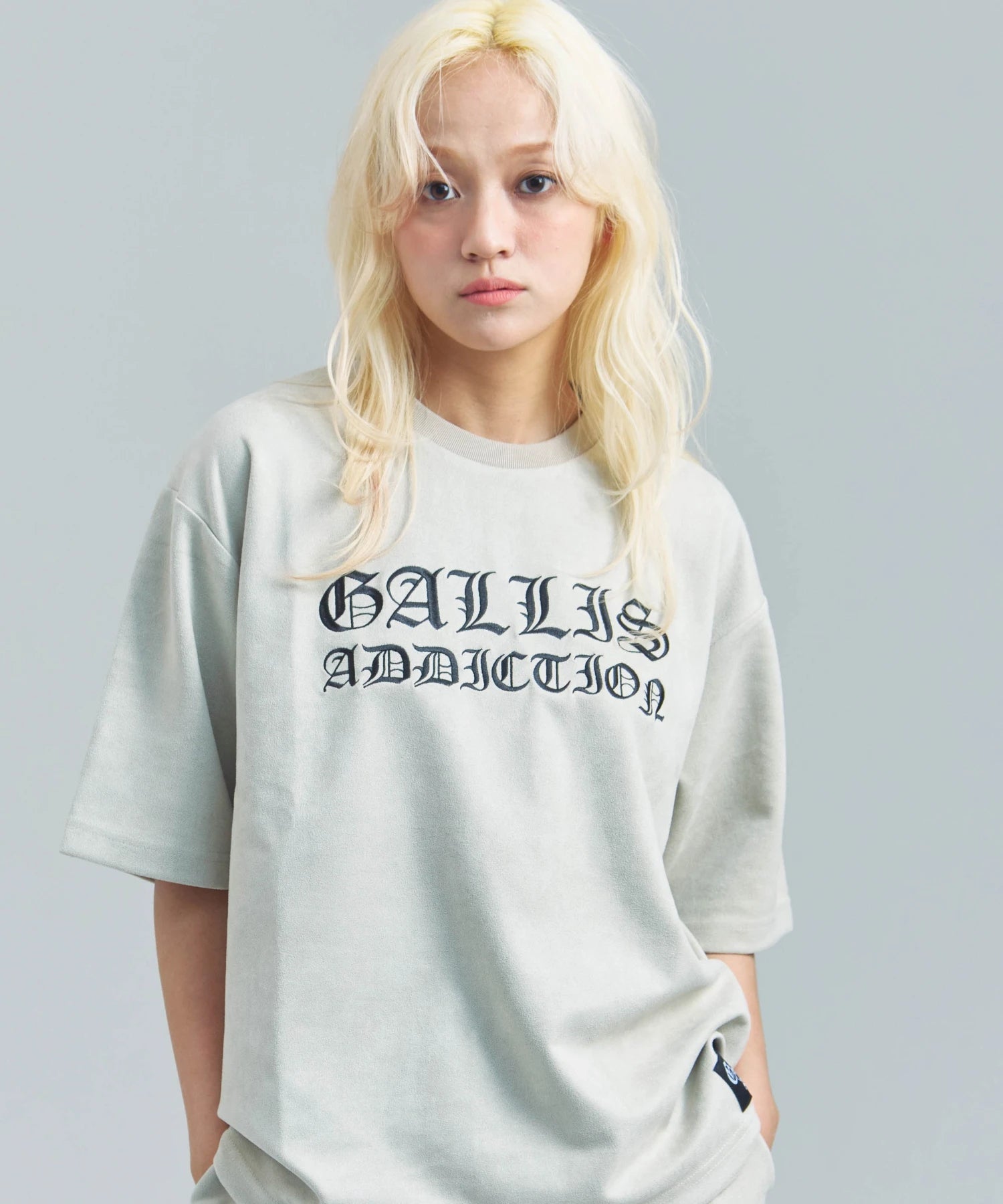 GA Suede 刺繍 SS Tee