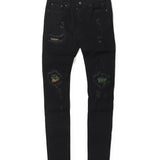 mnml【ミニマル】-X204 CAMO SKINNY FIT DENIM