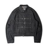 JE-ファイヤーマン・プリーツデニム JKT