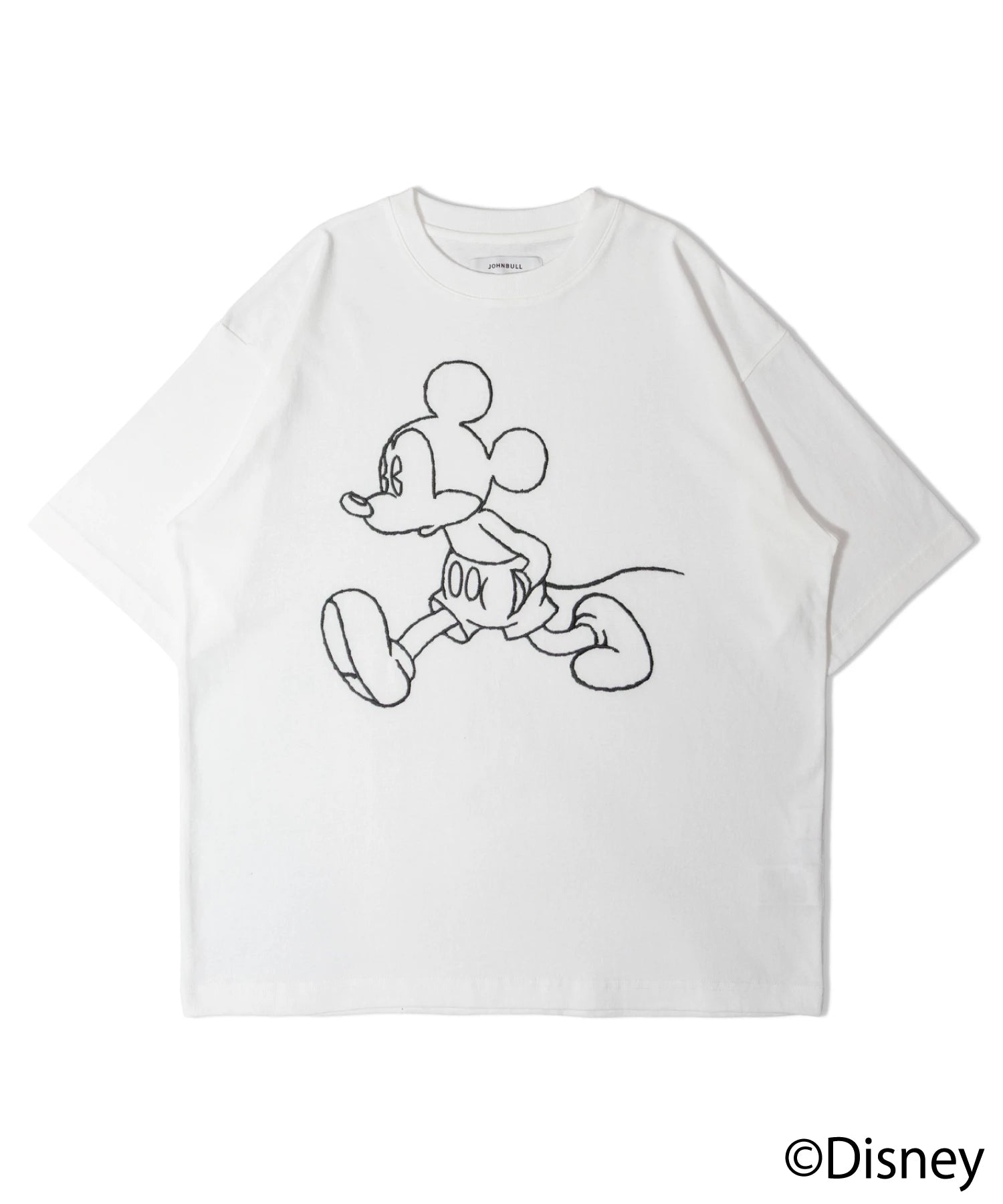 JOHNBULL/ジョンブル MICKEY MOUSE S/S Tee. Embroidery