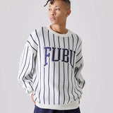 FUBU-Stripe Knit Pullover