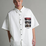 GA 絵画-SPLIT  S/S SHIRT