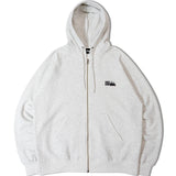 FIRST DOWN LOGO HOODED ZIP SWEAT