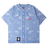 【GALFY×GALLIS ADDICTION】安定の別注デニムベースボールSSシャツ