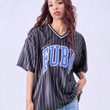 FUBU/フブ Patch V Neck S/S T-Shirts