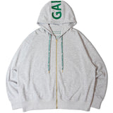 GA BACK-LOGO ZIP HOODIE