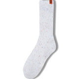 UNIVERSAL OVERALL NEP RIB CREW SOCKS