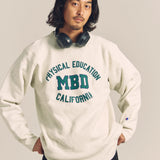 CH-REVERSE WEAVE CREW NECK SWEAT