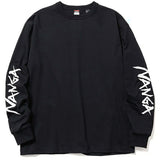 NANGA ECO HYBRID SLV LOGO L/S TEE