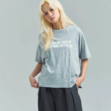 JE-クロップド丈・ロゴ SS TEE