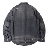 ALCARZA/アルカーザ ダメージデニムシャツ LS