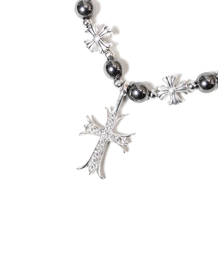 GA CROSS&BEADS NECKLACE