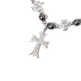 GA CROSS&BEADS NECKLACE