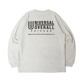 UNIVERSAL OVERALL/ユニバーサルオーバーオール Back Logo L/S TEE