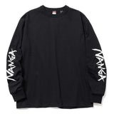 NANGA ECO HYBRID SLV LOGO L/S TEE