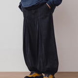 AG-Unbalance Long Tuck Denim Balloon Pants/アングラン アンバランスロングタックデニムバルーンパンツ