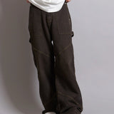 CPGN STUDIO-Oblique incision Carpenter Pants