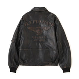 AVIREX/アヴィレックス NAVAL COLLECTION LEATHER JACKET”FLY FOR NAVY”
