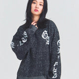 GA SHINY OE-LOGO KNIT