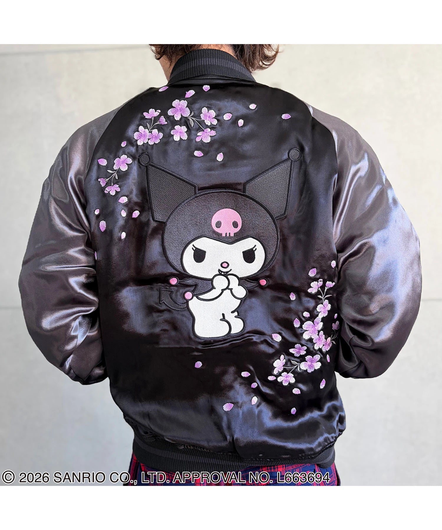 絡繰魂/からくりたましい KUROMI SAKURA スカジャン