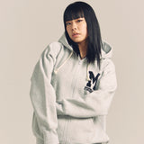 CH-REVERSE WEAVE ZIP HOODED SWEAT