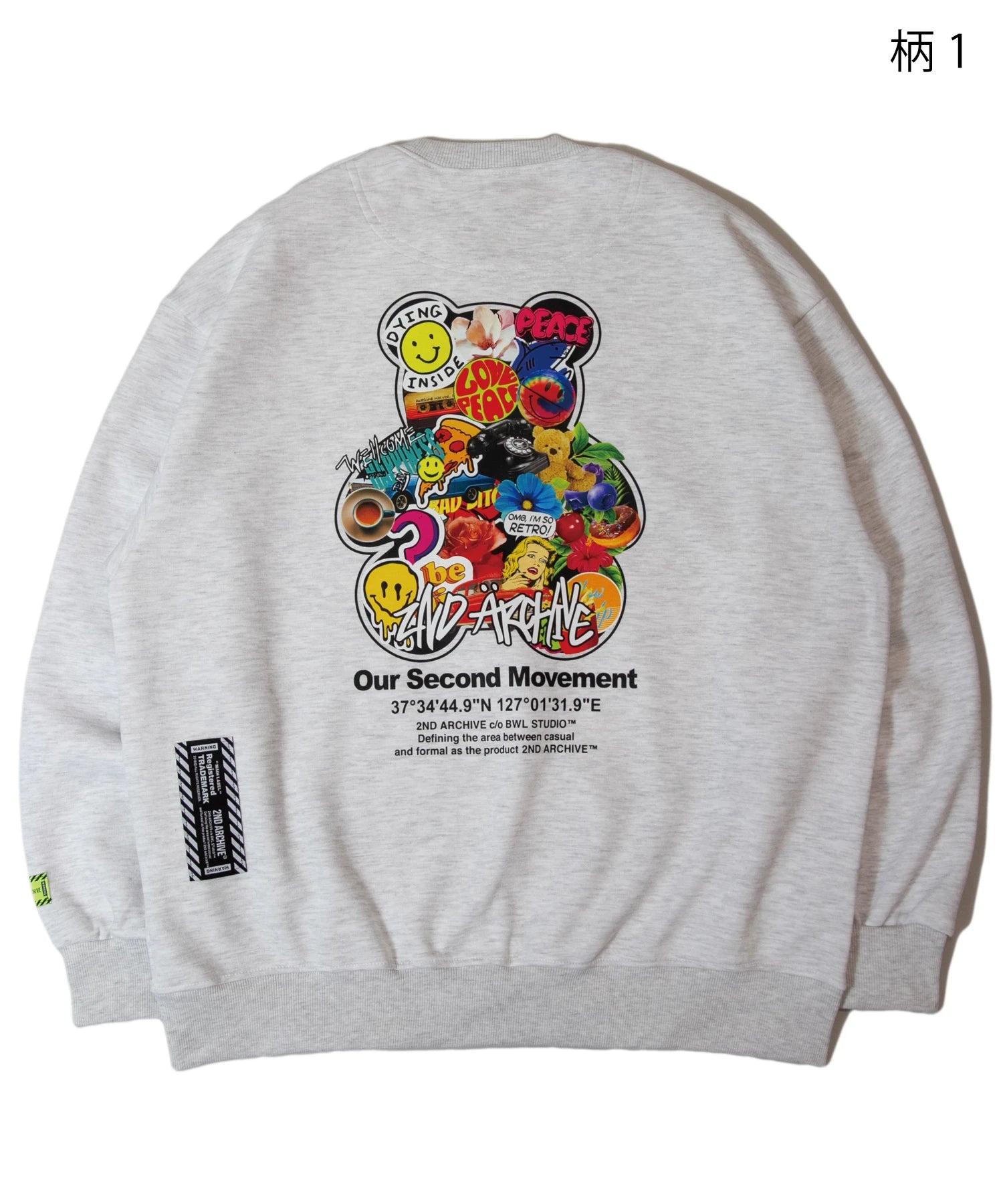 2ND-クルースウェット-AW01/2ND ARCHIVE