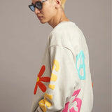 GA SUEDE POP-MOTIF CREW