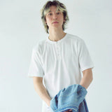 JE-ランダムテレコ ヘンリーネック SSTEE