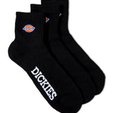 DICKIES ﾛｺﾞ刺繍底ﾊﾟｲﾙ ｸｫｰﾀｰｿｯｸｽ 3Pﾊﾟｯｸ