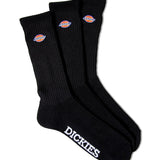 DICKIES ﾛｺﾞ刺繍底ﾊﾟｲﾙ ｸﾙｰｿｯｸｽ 3Pﾊﾟｯｸ
