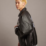 FIRST DOWN USA限定 PU Varsity JKT