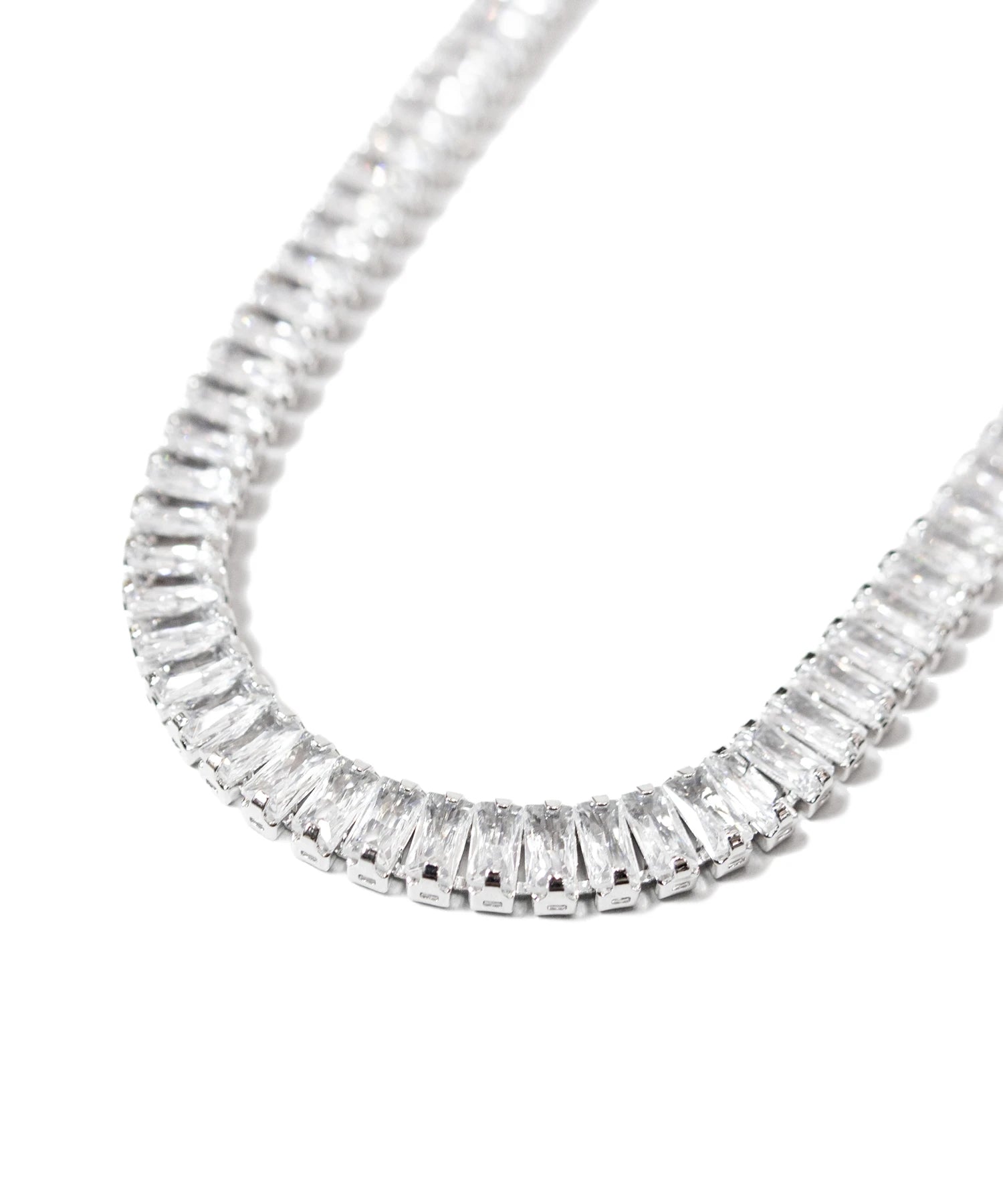 GA  Narrow StoneTennis Chain Necklace