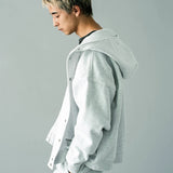 JE-HEAVY WEIGHT SNAP HOODIE