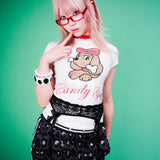 GALFY/ガルフィー キラピカラブリィ SS Tee