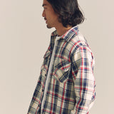 JE HEAVY FLANNEL CHECK WORK SHIRTS
