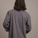 SCHOTT-COLOR FLOCKY BULLDOG LS　TEE