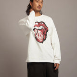 B-TRS PRINT&LINESTONE LS TEE