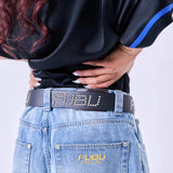 FUBU/フブ Studs Genuine Leather Belt