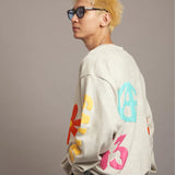 GA SUEDE POP-MOTIF CREW