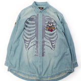 JACKROSE×VANSON×GALFY-骨犬 Demin Shirt