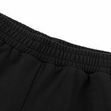 Unknown London/アンノウン ロンドン Black X Silver Allover Rhinestone Baggy Sweat Shorts