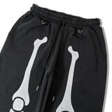 VANSON×MASTERMIND WORLD/バンソン×マスターマインドワールド ダメージ 裏毛ロングパンツ