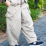 JE-NYLON CONVERTIBLE CARGO PANTS
