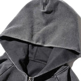 Thrifty look EMBROIDERY ZIP-UP PARKA