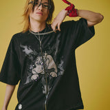 GALFY/ガルフィー ハーフ&ハーフ SS Tee