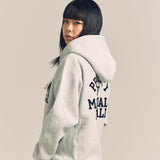 CH-REVERSE WEAVE ZIP HOODED SWEAT